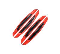 Partuto 4pcs 3D Reflective Stripe Stickers High Intensity Red Replacement