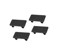 Partuto 4pcs Rocker Switch Panel Cover Automotive Toggle Switch Hole Black Replacement