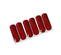 Partuto 6 Pcs Reflective Safety Warning Self-adhesive Tape Sticker for Car Replacement
