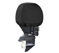 Partuto 600D Oxford Heavy Duty Outboard Motor Cover for Motor 15-30 HP | Waterproof, Durable Oxford Cloth, Long Lasting, Protect Boat Motor for All Season, 1Pcs