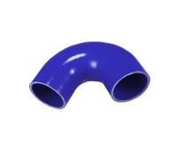 Partuto 63mm 2.48" ID 90mm/3.54" Length 135 Degrees Silicone Elbow Hose 5mm Thickness 4-Ply Reinforced High Temp Turbo Intercooler Intake Pipe Universal Blue 1 Pcs