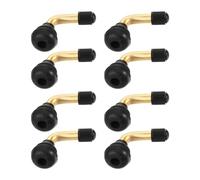 Partuto 8 Pcs Universal PVR70 Tubeless Tire Valve Stem - Cars RV - Gold Tone