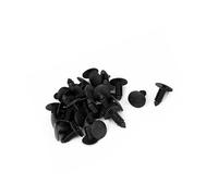 Partuto 8mm x 6mm Hole Plastic Car Fender Tree Clips Rivets Fastener 30pcs Replacement