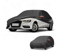 Partuto All-Weather Waterproof Car Cover - UV-Resistant Outdoor Full Exterior Protection for Audi A3 Hatchback 2013-2025 210D-PU Black with Right Side Zipper