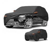 Partuto Car Cover Waterproof All Weather Sun Rain Protection Full Exterior Cover for Jeep Grand Cherokee Black with Left Side Zippers
