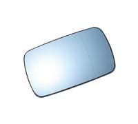 Partuto Car Rearview Right Side Mirror Glass Replacement W/Backing Plate Heated Blue Glass for BMW 3 Series E30 E36 1982-2000 Replacement