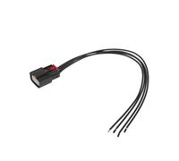 Partuto Car Tail Light Wiring Harness Connector - Car Rear Stop Lamp Pre-Wired Cable Harness - for Opel for Astra K MK7 2015-2022 Metal Black - 1 Pc