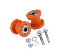 Partuto Chain Roller Pulley Tensioner/for Motorcycle 8mm 10mm 2 Set Orange Replacement