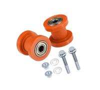 Partuto Chain Roller Pulley Tensioner/for Motorcycle ATV 8mm 2 Set Orange Replacement