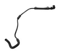 Partuto Coolant Overflow Tank Pipe No.06L121081K/06L121081F Front Cooling Vent Tube for Audi A4 2.0L 17-19 for Audi A5 2018-2020 Plastic Black Good Sealing
