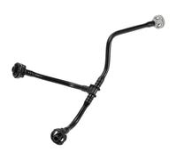 Partuto Cooling System Overflow Hose No.80A121081S/80A121164F Front Expansion Tank Hose Line Pipe for Audi Q5 2.0L 2016-2024 Plastic Black Good Sealing