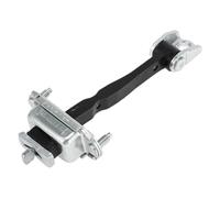 Partuto Door Check Strap Stopper Limiter No.1474245 - for Ford Fiesta MK5 BE256 JH JD Van 2002-2008 Metal Silver Tone,Black - 1 Pc