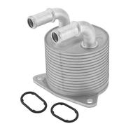 Partuto Engine Oil Cooler No.31437022 - Transmission Oil Cooler - for Volvo S60 2013-2018 Aluminum Alloy Silver Tone - 1 Pc