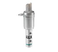 Partuto Engine Variable Valve Timing VVT Solenoid No.8200823650 - Car Engine Camshaft Oil Control Valve - for Renault Clio 2005-2009 Metal Silver Tone - 1 Pc