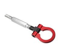 Partuto Front Bumper Tow Hook - for Subaru Impreza 12-14 Metal Red - 1 Pc