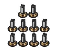 Partuto Fuel Injector Filter Basket - Car Rebuild Repair Kit - for Honda Plastic Black - 10 Pcs