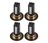Partuto Fuel Injector Filter Basket - Car Rebuild Repair Kit - for Honda Plastic Black - 4 Pcs