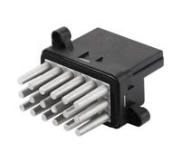 Partuto HVAC Blower Motor Resistor No.1433503 Heater Blower Resistor for Ford C-Max 2007-2010 for Ford Fiesta 2008-2017 Metal ABS Black