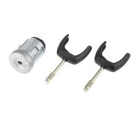 Partuto Ignition Lock Cylinder W/Keys No.2S61A3697AA - Car Ignition Switch Cylinder Lock Assembly - for Ford Transit Mk7 2006-2014 Metal Silver Tone-1set