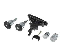 Partuto Ignition Lock Cylinder W/Keys No.6C1AV22050XB - for Ford Transit Mk7 2006-2011 Metal Silver Tone -1set