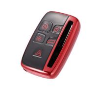 Partuto Key Fob Cover for Range Rover Evoque Velar Discovery TPU Red - 1 Pc