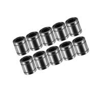 Partuto LM8SUU 8x15x17mm Linear Ball Bearings Silver Tone - 10 Pcs Replacement
