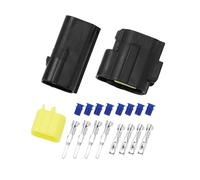 Partuto O2 Oxygen Sensor Socket Connector Plug Inner Male Female Wire Terminal Connector for Mazda Plastic Black Waterproof