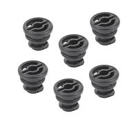 Partuto Oil Drain Plug Pan Thread Repair No.06L103801 - Car Sump Drain Nut Oil Drain Bolt - for Audi A3 2015-2020 Plastic Black - 6 Pcs
