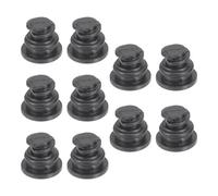 Partuto Oil Drain Plug Pan Thread Repair No.06L103801 - Car Sump Drain Nut Oil Drain Bolt - for Audi A3 2015-2020 Plastic Black - 10 Pcs