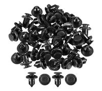 Partuto Push Type Retainer Clips No.91503SZ3003 - Car Inner Bumper Door Fender Fastener Rivet Kit - for Honda Accord 1997-2011 Plastic Black - 40 Pcs