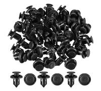 Partuto Push Type Retainer Clips No.91503SZ3003 - Car Inner Bumper Door Fender Fastener Rivet Kit - for Honda Accord 1997-2011 Plastic Black - 50 Pcs