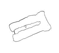 Partuto Valve Cover Gasket Compatible for BMW 3 Convertible 5 Touring, Durable Rubber Black Cylinder Head Valve Seal Gasket Rocker Cover Gasket Replacement