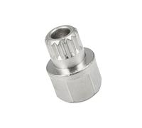 Partuto Wheel Lock Lug Nut 31/15PT - for BMW Steel Silver Tone - 1 Pc | 1 Pcs, Anti-Theft, Removal Tool, Security Socket, Wheel Lock Key, Lug Nut Socket