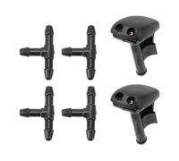 Partuto Windshield Washer Nozzle Kit for BMW 3 Series (E36) 1990-2000 Windshield Spray Nozzles Wiper Spray Washer Jet No.61601384859 4 Pcs t Hose Connector