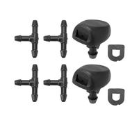 Partuto Windshield Washer Nozzle Kit for Peugeot 207 2007-2015 Windshield Spray Nozzles Wiper Spray Washer Jet No.6438H4 2 Pcs Gaskets 4 Pcs t Hose Connector