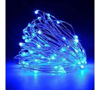 Party 1Pcs Fairy Lights Copper USB Plug in, 2m 20 LED Blue 8 Modes Copper Wire String Lights Remote Timer, Rainbow Twinkle Firefly Lights for Bedroom Party Night Room Decorations