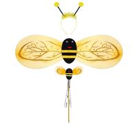 Party Accessories Wings Bee Wand for Costume Kids
