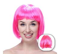 Party and Wig Cabaret Wig Wig Carnival wig Copper Lace Front Wig with (Red, One Size)