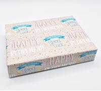 Party Angels 2 Sheets 2 Tags Happy Retirement Good Luck Brown Multi Colour Wrapping Paper Leaving Party Gift Wrap Paper Male/Female/Unisex (PA), White, Brown