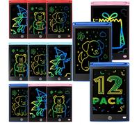 Party Bag Fillers for Kids, LCD Writing Tablet, 12 Pack-8.5 Inch Doodle Board, Fun and Educational for Kids That Sketch and Doodle, Classroom Rewards Goodie Loot Bag Filler Toy for Boys Girls Birthday
