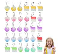 Party Bag Fillers Kids Fillers for Kids - Mini Fidget Toys with Keychains and Cute Cards , Lucky Dip Prizes, Birthday Party Gifts, Class Rewards