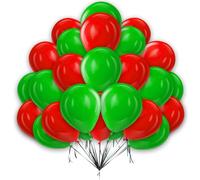 Party Balloons 10 Inch Latex Pack 25pcs Light Green Red Christmas for Arch Kids Birthday Wedding Engagement Babyshower Decoration
