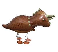 Party Balloons Triceratops Dinosaur Jungle Walking Pet Balloon Animal Airwalker Foil Balloon Helium Kids Fun Party Birthday