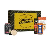 Party Box Christmas Set - Mini Spirits, Mixer & Snacks | JD & Cola 250ml, Dead Man’s Fingers Rum 50ml, Irn-Bru Can & Mr Filbert’s Nuts | Celebration Alcohol Gift Box