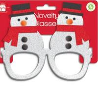 Party Buz WE VALUE YOUR TRUST Christmas Novelty Head Bopper Headbands Headware and Glasses for Fancy Dress Christmas New Year (Snowman Hat Glasses)