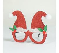 Party Buz WE VALUE YOUR TRUST Christmas Novelty Head Bopper Headbands Headware and Glasses for Fancy Dress Christmas New Year (Christmas Hat Glasses)