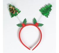 Party Buz WE VALUE YOUR TRUST Christmas Novelty Head Bopper Headbands Headware and Glasses for Fancy Dress Christmas New Year (Tree Headband)