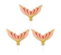 Party Cake Decor Glitter Little Tail Shape Under the Sea Girl Birthday Party Tail Cupcake