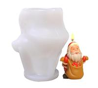 Party Candle Molds - 3D Decorative for Holiday | Silicone Mould For Christmas Candles - For Clay Crafts, Holidays, Thanksgiving, Winter, Making, Birthday, Table, Decoration