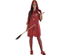 Party City Harry Potter: Gryffindor Quidditch Halloween Costume for Women - Medium Multicolor